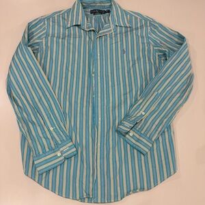 Ralph Lauren Blue and yellow Casual Button Down Shirt